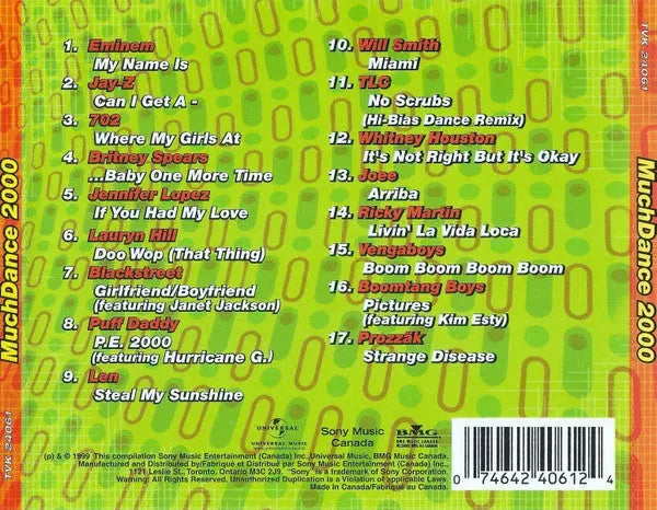 Various : MuchDance 2000 (CD, Comp)