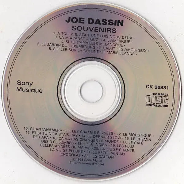 Joe Dassin : Souvenirs (CD, Comp)