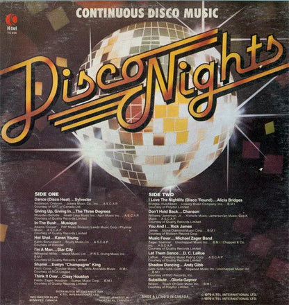 Various : Disco Nights (Continuous Disco Music) (LP, Comp, Gat)