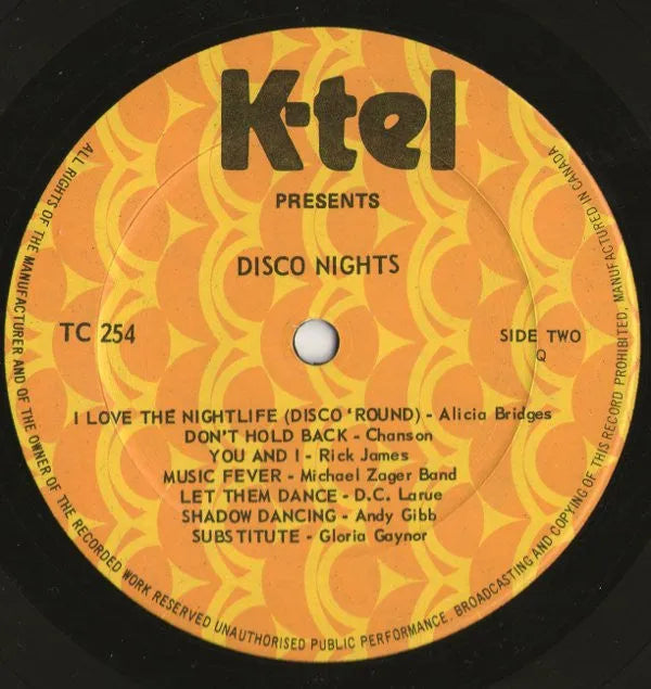 Various : Disco Nights (Continuous Disco Music) (LP, Comp, Gat)