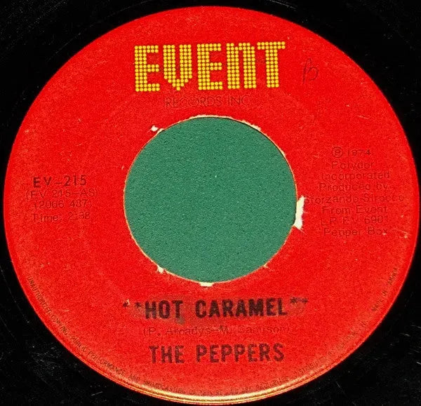 The Peppers : Hot Caramel (7", Single)