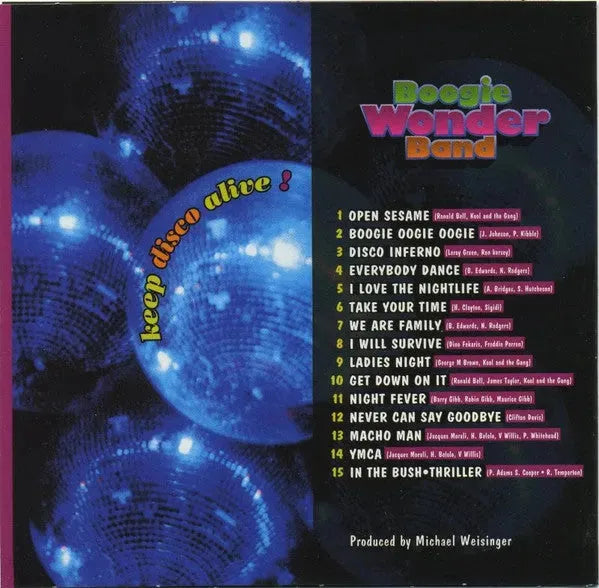 Boogie Wonder Band : Keep Disco Alive! (CD, Album)