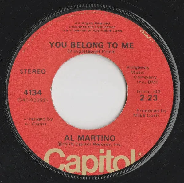 Al Martino : Volare (7", Single)