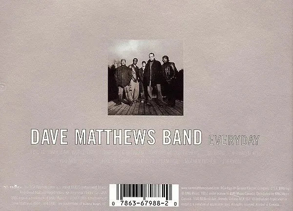 Dave Matthews Band : Everyday (CD, Album)