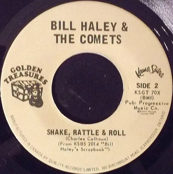 Bill Haley And His Comets : Rock Around The Clock / Shake, Rattle And Roll (7", Single)