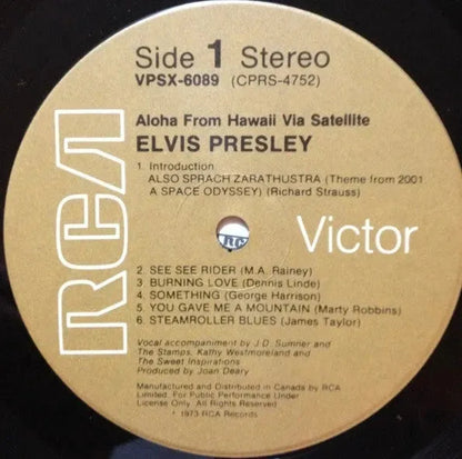 Elvis Presley : Aloha From Hawaii Via Satellite (2xLP, Album, Gat)