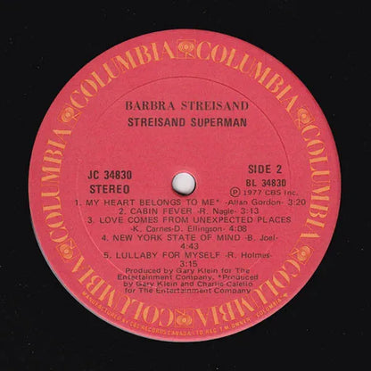 Barbra Streisand : Streisand Superman (LP, Album)