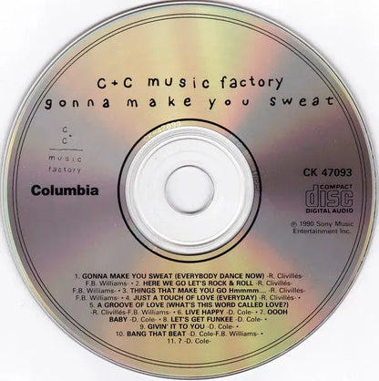 C + C Music Factory : Gonna Make You Sweat (CD, Album)