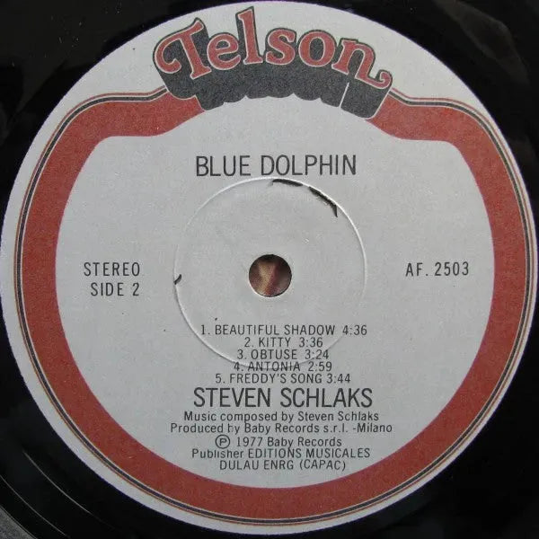 Stephen Schlaks : Blue Dolphin (LP, RE)