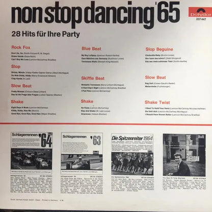 The James Last Band : Non Stop Dancing '65  (LP, Album)