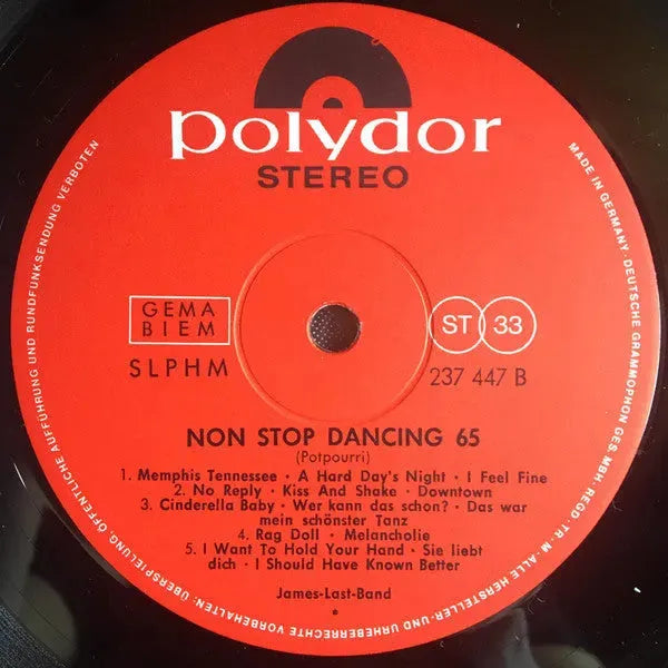 The James Last Band : Non Stop Dancing '65  (LP, Album)