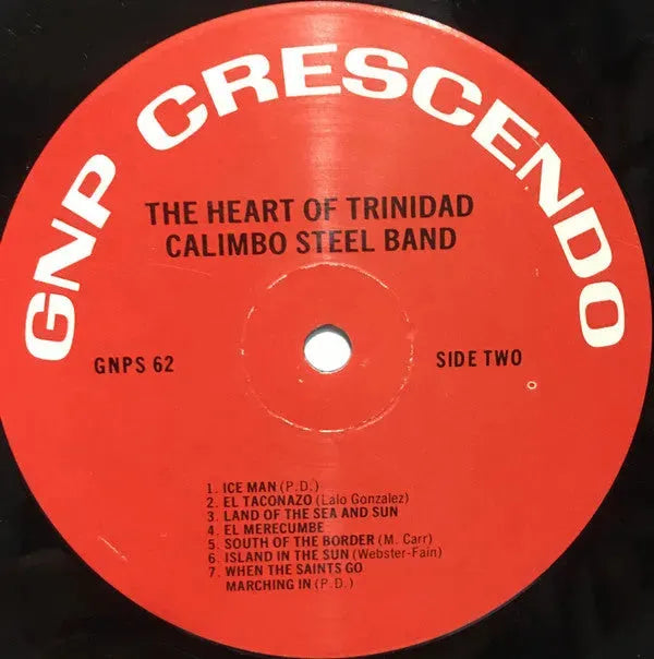 Calimbo Steel Band : The Heart Of Trinidad (LP, Album)