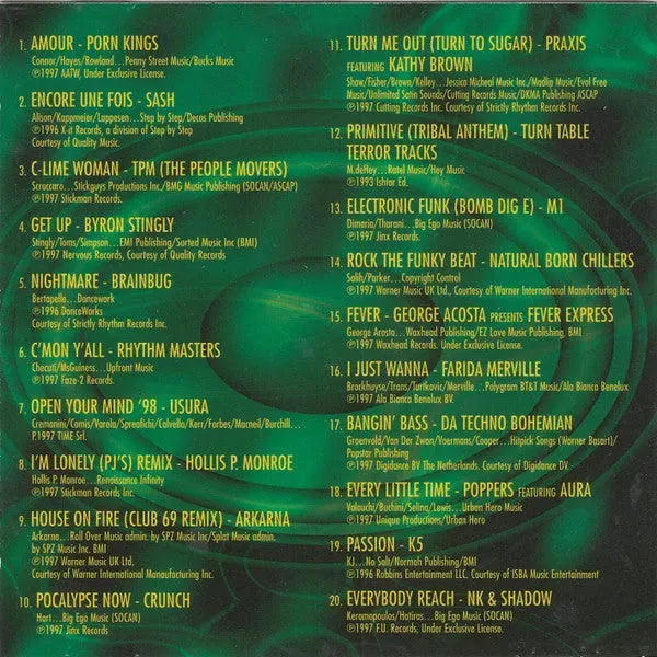 Various : D.J.'s United Klub Anthems '98 (CD, Comp)