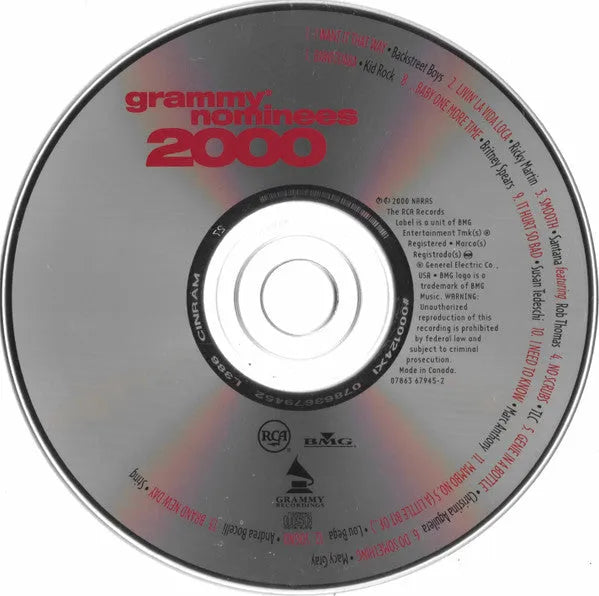 Various : Grammy Nominees 2000 (CD, Comp)