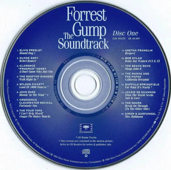 Various : Forrest Gump (The Soundtrack) (2xCD, Comp)