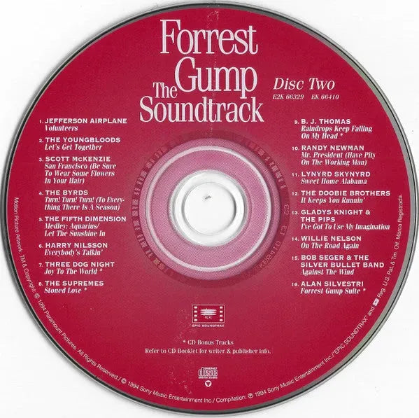 Various : Forrest Gump (The Soundtrack) (2xCD, Comp)