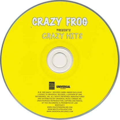 Crazy Frog : Presents Crazy Hits (CD, Album, Enh)