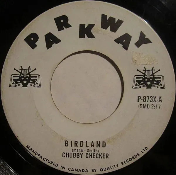 Chubby Checker : Birdland / Black Cloud (7")