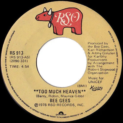 Bee Gees : Too Much Heaven (7", Single)