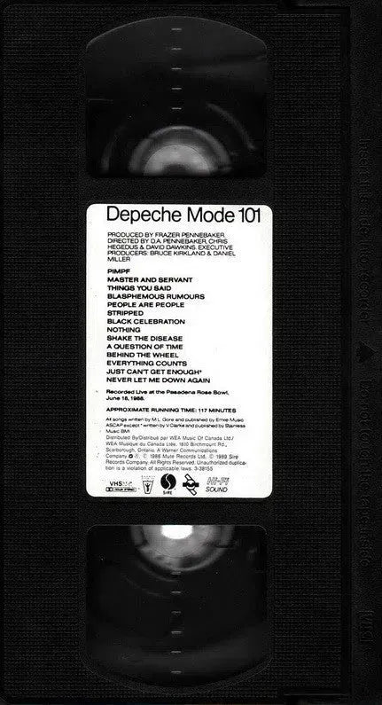 Depeche Mode : 101 (VHS, RE)