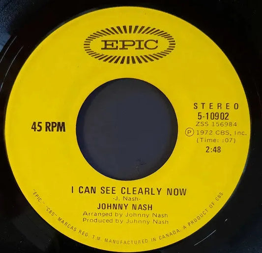 Johnny Nash : I Can See Clearly Now (7", Single)