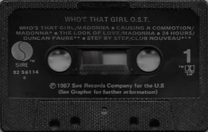 Madonna : Who's That Girl (Original Motion Picture Soundtrack) (Cass, Album)