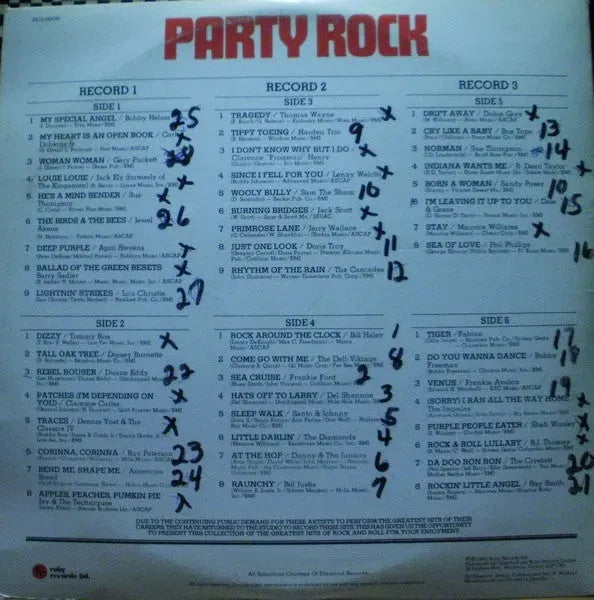 Various : Party Rock (3xLP, Comp)