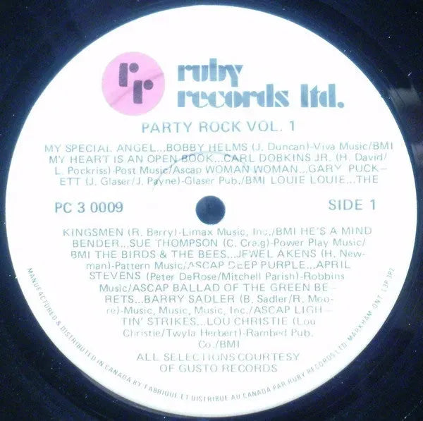 Various : Party Rock (3xLP, Comp)