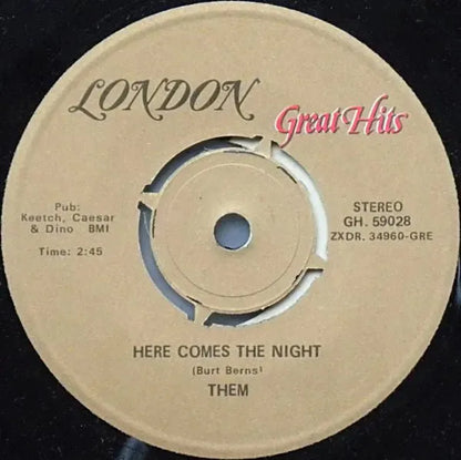 Them (3) : Gloria / Here Comes The Night (7", RE)