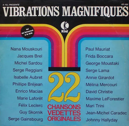 Various : Vibrations Magnifiques - 22 Chansons Vedettes Originales (LP, Comp)