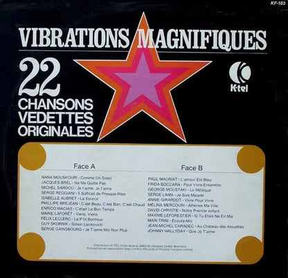 Various : Vibrations Magnifiques - 22 Chansons Vedettes Originales (LP, Comp)