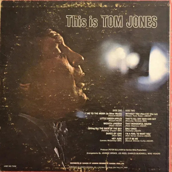 Tom Jones : This Is Tom Jones (LP)