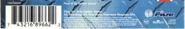 Five : If Ya Gettin' Down (CD, Single, Ltd)