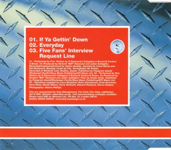 Five : If Ya Gettin' Down (CD, Single, Ltd)