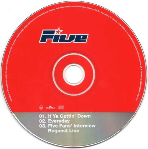 Five : If Ya Gettin' Down (CD, Single, Ltd)