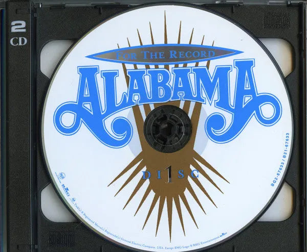 Alabama : For The Record (2xHDCD, Comp, Club)