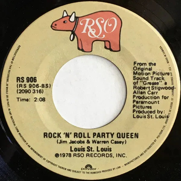 John Travolta & Olivia Newton-John / Louis St. Louis : Summer Nights / Rock 'N' Roll Party Queen (7", Single)