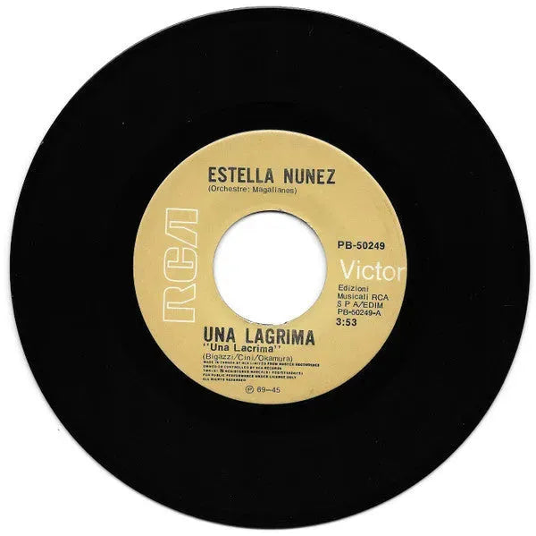 Estela Nuñez : Una Lagrima / Cuentame (7")