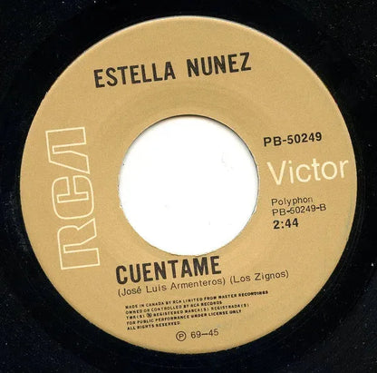 Estela Nuñez : Una Lagrima / Cuentame (7")