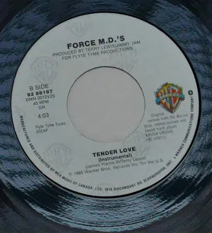 Force MD's : Tender Love (7")