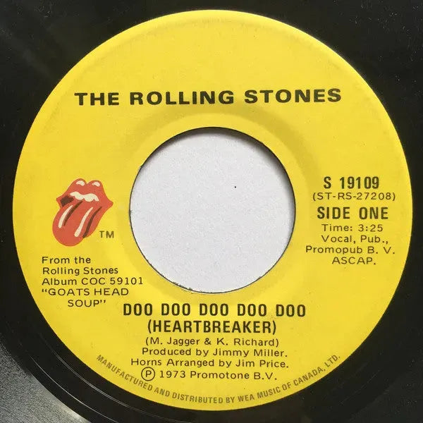 The Rolling Stones : Doo Doo Doo Doo Doo (Heartbreaker) (7", Single)