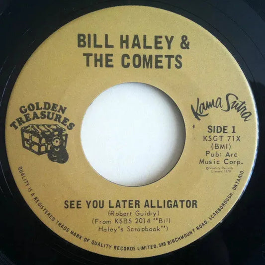 Bill Haley And His Comets : See You Later Alligator / When The Saints Go Marching In (7", RE)