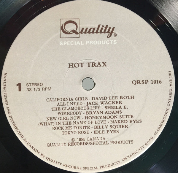 Various : Hot Trax (LP, Comp)