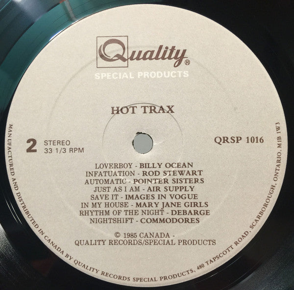 Various : Hot Trax (LP, Comp)