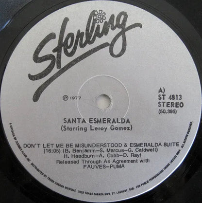 Santa Esmeralda Starring Leroy Gomez : Don't Let Me Be Misunderstood (LP, Album)