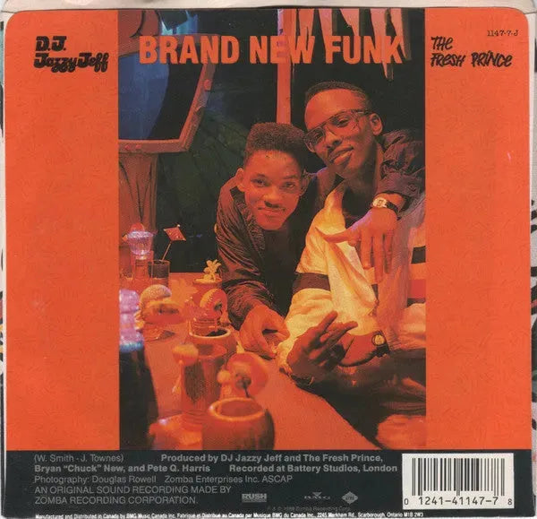 DJ Jazzy Jeff & The Fresh Prince : Girls Ain't Nothing But Trouble / Brand New Funk (7", Single)