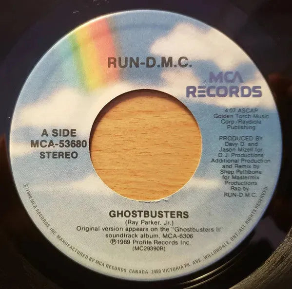 Run-DMC : Ghostbusters (7", Single)