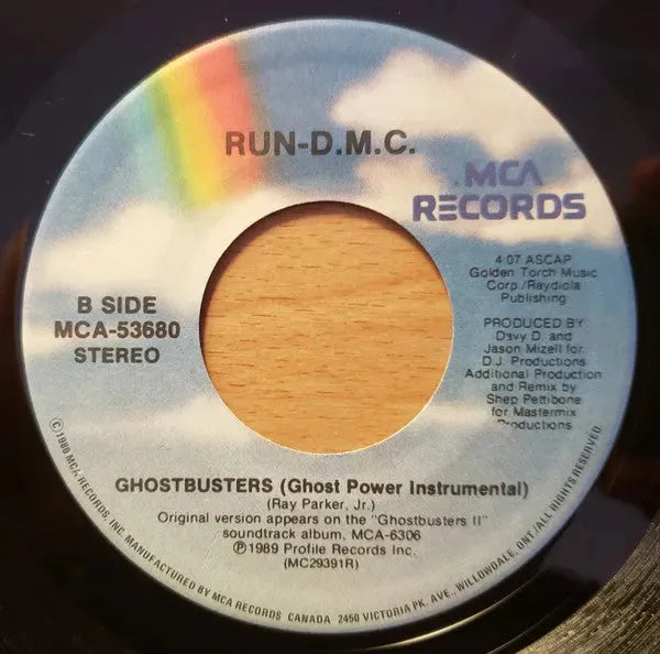 Run-DMC : Ghostbusters (7", Single)