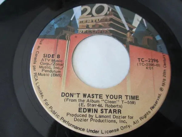 Edwin Starr : Contact / Don't Waste Your Time (7", Single)