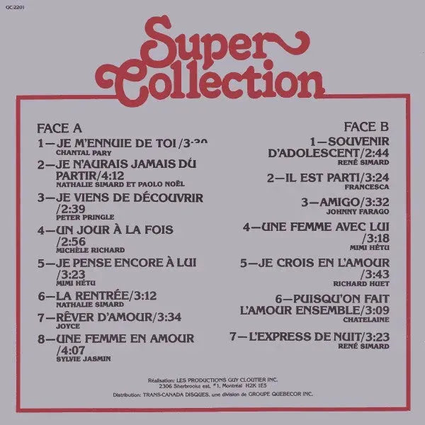 Various : Super Collection (LP, Comp)